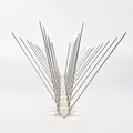 Taubenabwehr, 4 Reihen Spikes auf 50 cm Polycarbonatleiste, Taubenspikes, Vogelabwehr - DIREKT VOM Hersteller