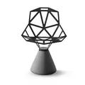 Magis Chair One Stuhl Beton (fix, schwarz, grau) fix | schwarz | grau SD5450/transparent natural+5130