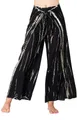 PANASIAM Palazzohose Sunshine Hosenrock im Tie-Dye Design luftige Wickelhose Palazzohose aus natürlicher Viskose Culotte mit weitem Bein für Urlaub Strand Büro