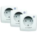 Homematic IP Smart Home 3er-Set Schalt-Mess-Steckdose, HmIP-PSM-2