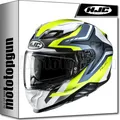 INTEGRALHELM FÜR MOTORRAD HJC F71 FES MC3HSF L