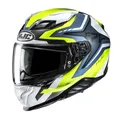 HJC F71 Fes MC3HSF Motorradhelm (Weißmatt/Gelb/Blau) Gr: L (59)