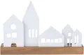 Räder Lichtobjekt Stadtsilhouette Stadt Teelichthalter Porzellan Deko, B-Ware