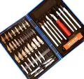 Profi Cutter Bastel Präzision Schnitzmesser Skalpell Modellbau Set 56 tlg.