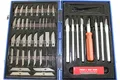 Präzisions Messer-Set 48-teilig im Koffer Skalpell Sortiment Modellbau Bastelset