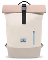 Johnny Urban Rolltop Rucksack Damen & Herren Beige Rosa - Luca Medium - Großer Tagesrucksack mit Laptopfach für Arbeit Uni Schule Reise - 17 l - Wasserabweisend