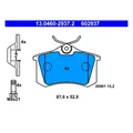 ATE 13.0460-2937.2 Bremsbelagsatz Scheibenbremse Hinten für VW Seat Audi Skoda