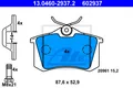 Bremsbelagsatz hinten ATE 13.0460-2937.2