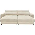 Mid.you Bigsofa, Creme, Kunststoff, 2-3-Sitzer, 292x90x194 cm, Made in EU, Rücken echt, Wohnzimmer, Sofas & Couches, Sofas, Bigsofas