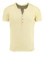 Key Largo Herren Lemonade Button T-Shirt, Pastel Yellow (1418), S EU