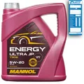 4 Liter Mannol Energy Ultra JP 5W-20 Motoröl Öl für Toyota Nissan Ford Hyundai