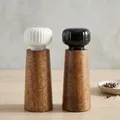 MAITTON Salz und Pfeffermühle aus Holz und Keramik - Gewürzmühle Grinder mit verstellbarem Mahlwerk, 17.5cm