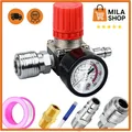 Druckminderer 1/4 Zoll Manometer Wasserdruck Regler Anschluss Gartenbewaesserung