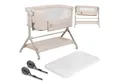 lionelo Reisebett Leonie Plus (Set, Set) SUPER Babytragetasche, Wiege, freistehendes Babybett