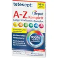 tetesept Vitamin A-Z Depot Tabletten - Nahrungsergänzungsmittel für eine umfassende Versorgung an Vitaminen, Mineralstoffen und Spurenelementen - 40 Depot-Tabletten