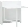 Klapptisch >Froya< in Weiß, MDF/Kiefer - 84x90x80cm (BxHxT) - Weiß