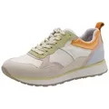 Tamaris Removable Sock mit Schnürsenkel kein Absatz Sneaker Removable Sock beige|braun 39 EU