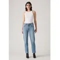 Levi's für Damen. 36200-0391 Jeans 501 Crop blau (25/30), Lässig, Baumwolle, Denim