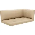 vidaXL 4-tlg. Paletten-Lounge-Set Grau Imprägniertes Kiefernholz - Grau