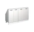 Vicco Kommode Rion, Weiß Landhaus/Weiß/Weiß, 2er Set (2 St)