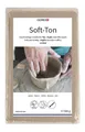 6 8075 101  Soft Ton weiß 500 g, natürlicher, lufthärtender Ton ohne Brennen,...