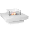 Ethanol Kamin Standkamin Tisch Kamin 35 x 70 x 70 cm Cube 1,5 Liter Bioethanol
