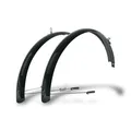 SKS GERMANY BLUEMELS Basic 24" 53MM Black Set Schutzblech-Set, Fahrradzubehör (aus robuster Sandwich-Konstruktion, ESC-Sicherheitssystem), schwarz