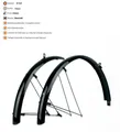SKS Schutzblech  Bluemels Basic 24" 53mm Set schwarz glänzend