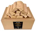 PINI Grillholz OHNE RINDE Buche 10 Kg Brennholz 30-33 cm für Pizzaofen Grill Smoker Kamin Feuerschale