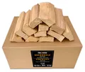 PINI Grillholz OHNE RINDE Buche 10 Kg Brennholz 30-33 cm für Pizzaofen Kamin