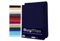 Buymax Spannbettlaken 2-er Set, Doppelpack, Bettlaken, Jersey 100% Baumwolle, Gummizug: rundum, (2 Stück), Pflegeleicht und Atmungsaktiv in Verschiedenen Farben und Größen