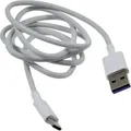 Huawei Data Cable AP81 / HW-HL1289 Fast USB Type C, 5A Single End, 1m, white, Bulk (AP81) - Weiß