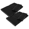 vhbw 4X Filter kompatibel mit Siemens LC87KHM10, LC87KBM60B/01, LC87KBM60, LC87JHM60/01, LC87JHM20/01 Dunstabzugshauben - 4X Aktivkohlefilter