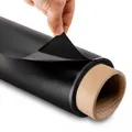 1 Meter Magnetfolie schwarz beschichtet, Breite 615x0,85 mm für Werbung und Co.