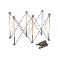 Bora Centipede 91,4 cm hoher werkbank klappbar mit Tragegurt, zusammenklappbare Werkbank, Bautisch, 61 x 122 cm,1,1 kg Tragkraft, Orange/Schwarz