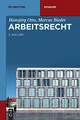 Arbeitsrecht (De Gruyter Studium)