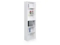 Regal LESEDI BHT 60x203x29 cm weiß Standregal Bücherregal Bücherregal