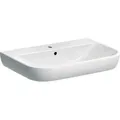 Keramag - Geberit Smyle - Waschtisch 70x48 Cm, Mit Überlauf, 1 Hahnloch, Weiß 500.248.01.1