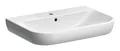 Geberit Smyle Waschtisch mit Hahnloch mit Überlauf 700 mm x 480 mm - Weiß - 500248011