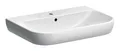 Geberit Smyle Waschtisch mit Hahnloch mit Überlauf 700 mm x 480 mm - Weiß
