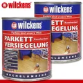 Wilckens 2 x 750 ml Parkett-Versiegelung hochglänzend für innen schnelltrocknend