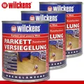 Wilckens 3 x 750 ml Parkett-Versiegelung hochglänzend für innen schnelltrocknend