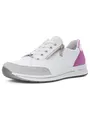 ARA Damen Sneaker Osaka Pebble,Weiss,Orchidee Gr. 35