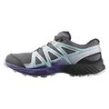 Salomon Junior Speed Cross Junior, Dunkelgrau/Ballade, Vielseitige Wanderschuhe für Komfort, Ideal für Wanderungen und Trailrunning bei Outdoor-Abenteuern. 38