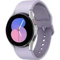 Samsung Galaxy Watch5 40 mm Aluminiumgehäuse silver am Sportarmband S/M purple [Wi-Fi]