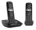 Gigaset AS690 A DUO schwarz schnurloses Telefon Anrufbeantworter mit Anrufschutz