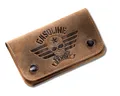 GASOLINE BANDIT® Tabakbeutel aus Echtleder im vintage used Look