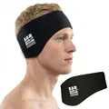Ear Bandit Ultra Swimmers Stirnband (Schwarz, Groß)