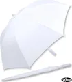 iX-brella Regenschirm XXL Brautschirm Hochzeitsschirm Automatik - All In White
