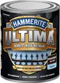Hammerite Metallschutzlack Ultima Glänzend, Hochwertiger Schutzlack für alle Metalle im Außenbereich, Schokobraun, RAL 8017, 750 ml